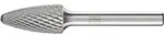 PFERD TOOLS Hartmetall Fr&auml;sstift Rundbogen RBF &Oslash; 12x25 mm Schaft-&Oslash; 6 mm Z4