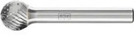 PFERD TOOLS Hartmetall Fr&auml;sstift Kugel KUD &Oslash; 12x10mm Schaft-&Oslash; 6 mm Z3P universal