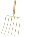Idealspaten Silogabel 6 Zinken Eschenstiel 130 cm