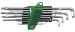 Wiha Stiftschl&uuml;ssel Set im ProStar Halter Stubby TORX-Kugelkopf 13-tlg. Titansilber