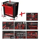 KS Tools Performanceplus Werkstattwagen-Satz P10 mit 397 Werkzeugen f&uuml;r 7 Schubladen