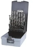 RUKO Spiralbohrer-Satz DIN338 Typ N HSS D.1-13mm 0,5mm stg. Ku-Kassette 25tlg.
