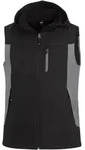 FHB Softshell Weste Justus 79110 Gr. 3XL grau/schwarz