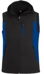 FHB Softshell Weste Justus 79110 Gr. XL royalblau/schwarz