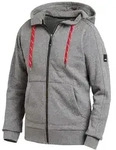 FHB Kapuzen-Sweater-Jacke Benno 79494 Gr. M grau