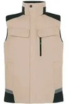 FHB Arbeitsweste wasserabweisend Hauke Gr. 2XL beige/schwarz