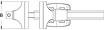 KS Tools Parallel-Schraubstock mit Drehteller, 120 mm