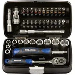 Projahn 1/4 Mini Steckschl&uuml;ssel- & Bit-Box, 38-tlg.. mit markierten Bits