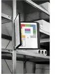 DURABLE Sichttafelsystem magnetischer Wandhalter 10 Sichttafeln A4.