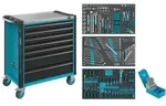 Hazet Werkstattwagen Assistent 179NXL, Sortiment, 265-tlg., Schubladen, flach: 5&times; 81