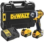 DeWalt Akku-Schlagschrauber 1/2, 12 V, 340 Nm, incl. 2x Akku 5 Ah, Schnellladeger&auml;t,