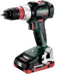 Metabo Akku-Bohrschrauber BS 18 LT BL Q, metaBOX 145, 18V 2x4Ah LiHD + ASC 55