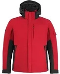 FHB Arbeitsjacke Primaloft GEORG 80101 Gr. 2XL rot/schwarz