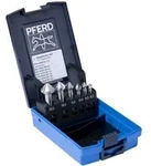 PFERD TOOLS HSSE-Kegelsenker-Set 6-tlg. DIN 335 C 90&deg; Ausf&uuml;hrung Co5