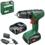 Bosch Akku-Zweigang-Schlagbohrschrauber EasyImpact 18V-40, incl. 2x Akku PBA,