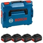 Bosch Professional Bosch Akkupack Akku Set 4x ProCORE18V 5,5Ah + L-BOXX mit Einlage