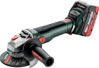 Metabo Akku-Winkelschleifer WB 18 LT BL 11-125 Quick, metaBOX 165 L, 18V 2x8Ah LiHD +