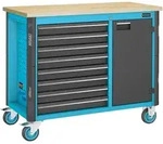 Hazet Werkbank, fahrbar Assistent 179NW, einzeln, (LxBxH) 1150 x 600 x 964 mm,