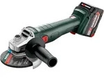 Metabo Akku-Winkelschleifer W 18 L 9-125 Quick, metaBOX 165 L, 18V 2x5.2Ah Li-Power +