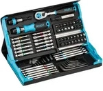 Hazet SmartCase Bit Satz 1/4 (6,3 mm) Sechskant massiv, Schlitz Profil, Kreuzschlitz