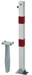 ALBERTS Absperrpfosten KLAPPY-BO 70x70 mm Zyl. Einbet.