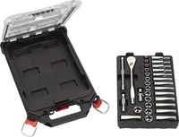 Milwaukee 3/8 Ratschen- und Steckschl&uuml;ssel-Set 32-tlg.