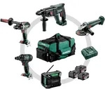Metabo Akku Combo Set Bauhandwerk 5.2, BS 18 LTX BL + KH 18 LTX 24 + W 18 L 9-125
