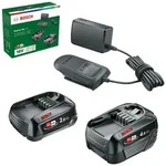 Bosch Systemzubeh&ouml;r 18 V Lithium-Ionen Starter-Set 18V (2.0 Ah + 4.0 Ah + AL 18V-20)