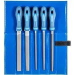 PFERD TOOLS Werkstattfeilen-Set WR 5-tlg. in Rolltasche 200mm Hieb 1 f&uuml;r grobe