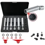 KS Tools 1/4 + 3/8 Spezial-Gl&uuml;h- und Z&uuml;ndkerzen-Stecknuss-Satz mit Gelenk, 11-tlg