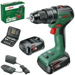 Bosch Akku-Zweigang-Schlagbohrschrauber UI 18V-60, incl. 2x Akku PBA 2 Ah,