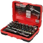 KS Tools 1/4 TORSIONpower Bit-Stecknuss-Box, 33-tlg