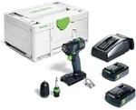 Festool Akku-Bohrschrauber TXS 18 C 3,0-Plus, incl. 2 x Akku, Schnellladeger&auml;t,
