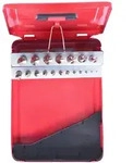 KS Tools HSS-G Co 5 Spiralbohrer-Satz, Stahlblechkassette 19-tlg. 1-10 mm