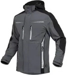 Leibw&auml;chter Sommer-Softshelljacke Herren FLEXS Gr. L grau/schwarz