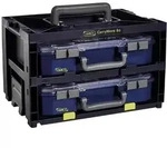 Raaco Sortimentskoffer CarryMore 80x2 mit 2 CL 80 4x8-9 Farbe: schwarz