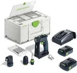 Festool Akku-Bohrschrauber CXS 18 C 3,0-Set, incl. 2 x Akku, Schnellladeger&auml;t,