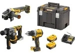 DeWalt Akku-Kombopack 18 V / 5 Ah (DCD 800, DCH 172, DCG 405, 2x DCB 184 und DCB 115)