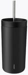 Stelton To Go Sip Thermobecher mit Strohhalm 400ml Soft Black