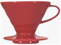 Hario Coffee Dripper V60 01 Ceramic red Kaffeefilter