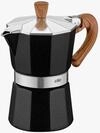 cilio Espressokocher Classico Natura 3 Tassen, Aluminiumschwarz