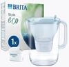 BRITA Filterkanne Style eco gletscherblau (2,4l) inkl. 1 MAXTRA PRO Pure Performance