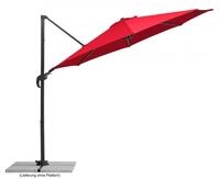 Schneider Ampelschirm Rhodos Junior rot &Oslash; 300 cm