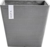 Ecopots Pflanztopf Rotterdam 30 x 30 x 26 cm grau