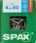 Spax Universalschrauben 4.5 x 40 mm TX 20 - 75 St&uuml;ck Edelstahl