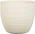 Scheurich &Uuml;bertopf Serie 866 &Oslash; 14 x 12,2 cm creme