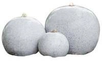 Heissner Gartenbrunnen Saphira 59 x 43 x 15/23/28 cm, grau