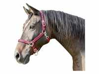 Kerbl Pferde-Halfter Mustang Gr.3 rot schwarz