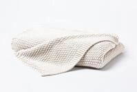 Strickdecke 130 x 170 cm wei&szlig;