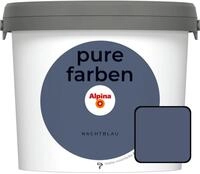 Alpina Pure Farben Wandfarbe nachtblau 2,5 L